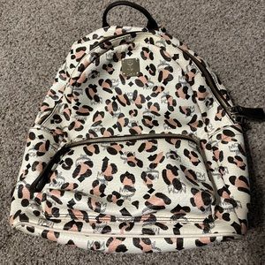 MCM Leopard Print Backpack